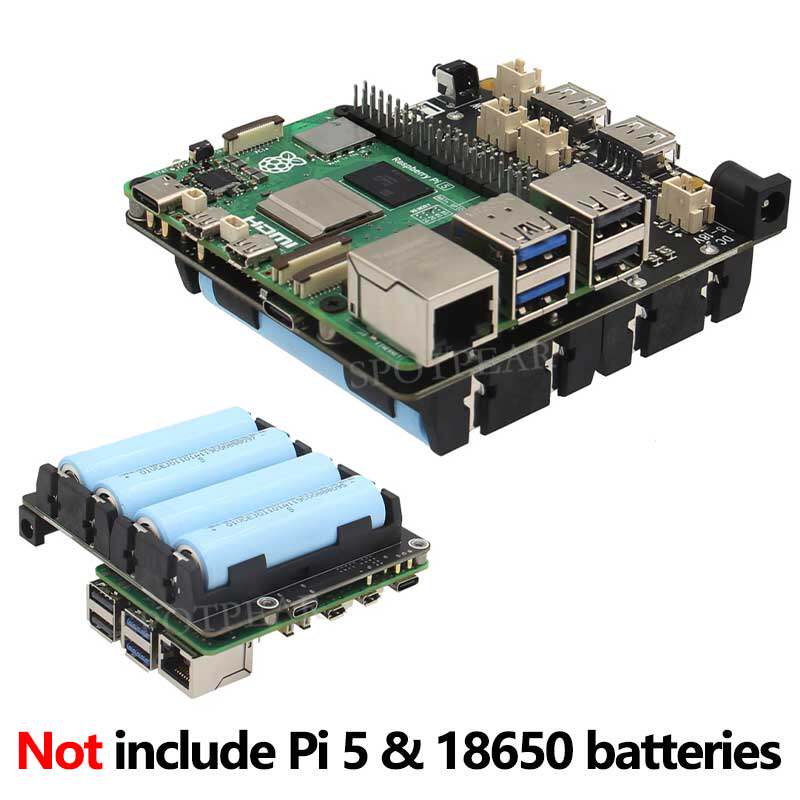 Raspberry Pi Uninterrupted Power Supply Ups 18650 - Placa de Expansão de Gerenciamento de