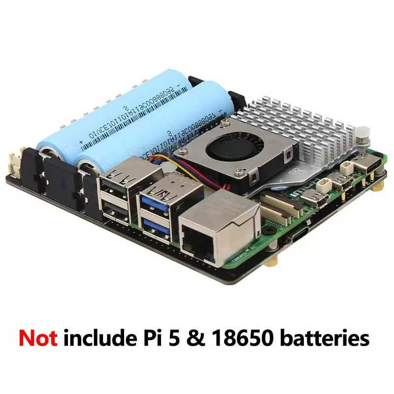 Raspberry Pi Uninterrupted Power Supply Ups 18650 - Placa de expansão para gerenciamento de