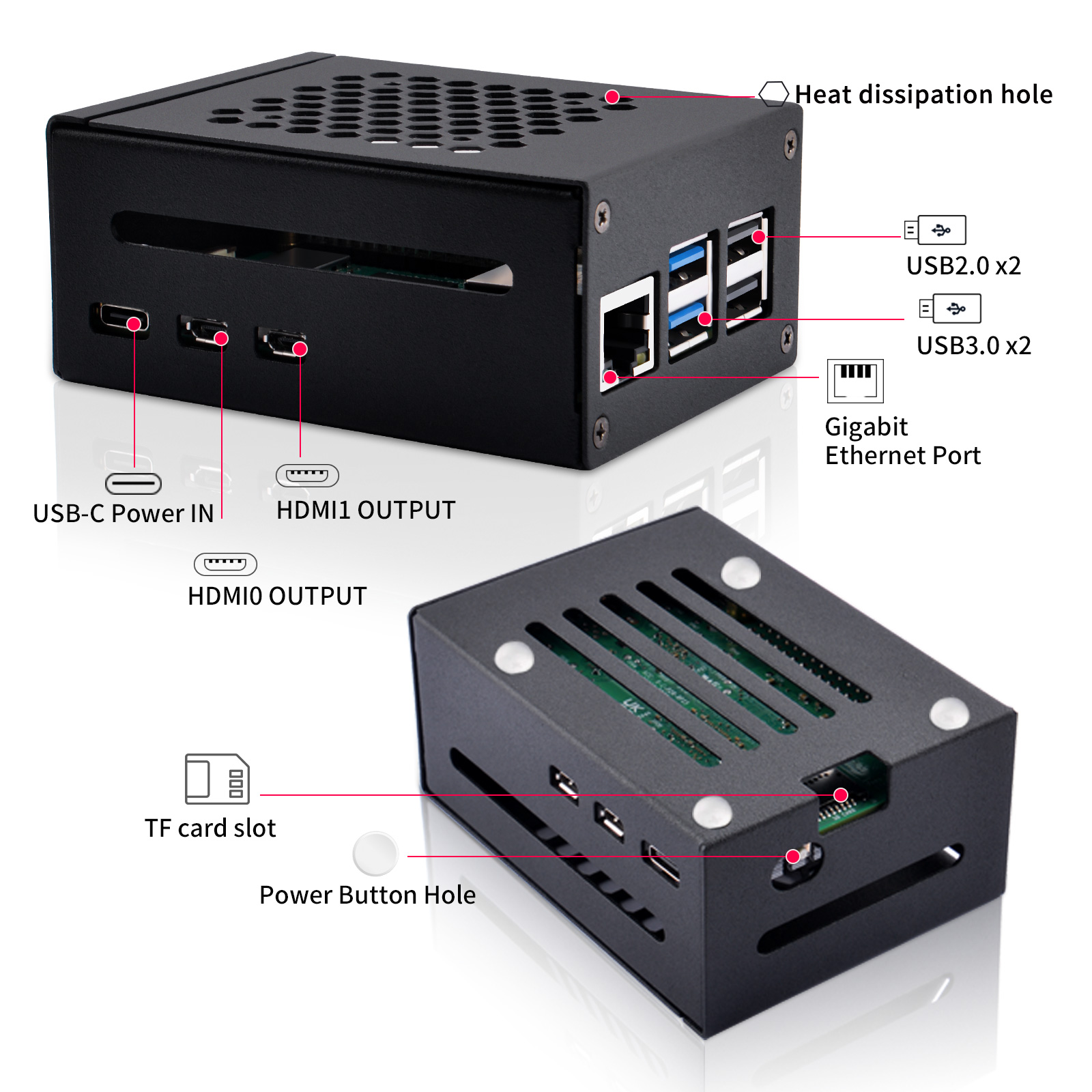 Caixa de metal 52Pi Raspberry  - Argon One V3 M.2 Nvme Case avaliação e preço